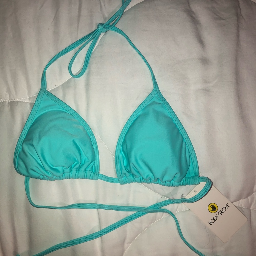Light blue swim top